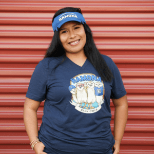 V Neck Tee with 5 Guys Logo