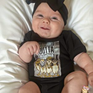 Infant Onesie with Straight Outta Ramona Design