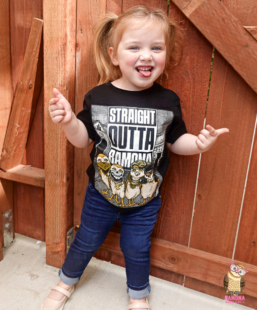 Toddler Tee with Straight Outta Logo