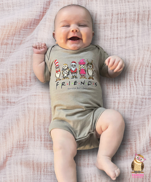 Infant Onesie with Friends Design