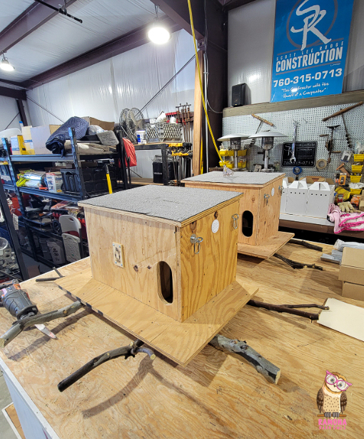 Custom Owl Box from Ramona Barn Owls