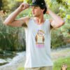 Men's Tank with Pink Design