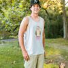 Men's Tank with Pink Design - Image 2