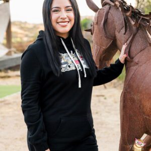 Hoodie Sweatshirt Dress with The Band Design